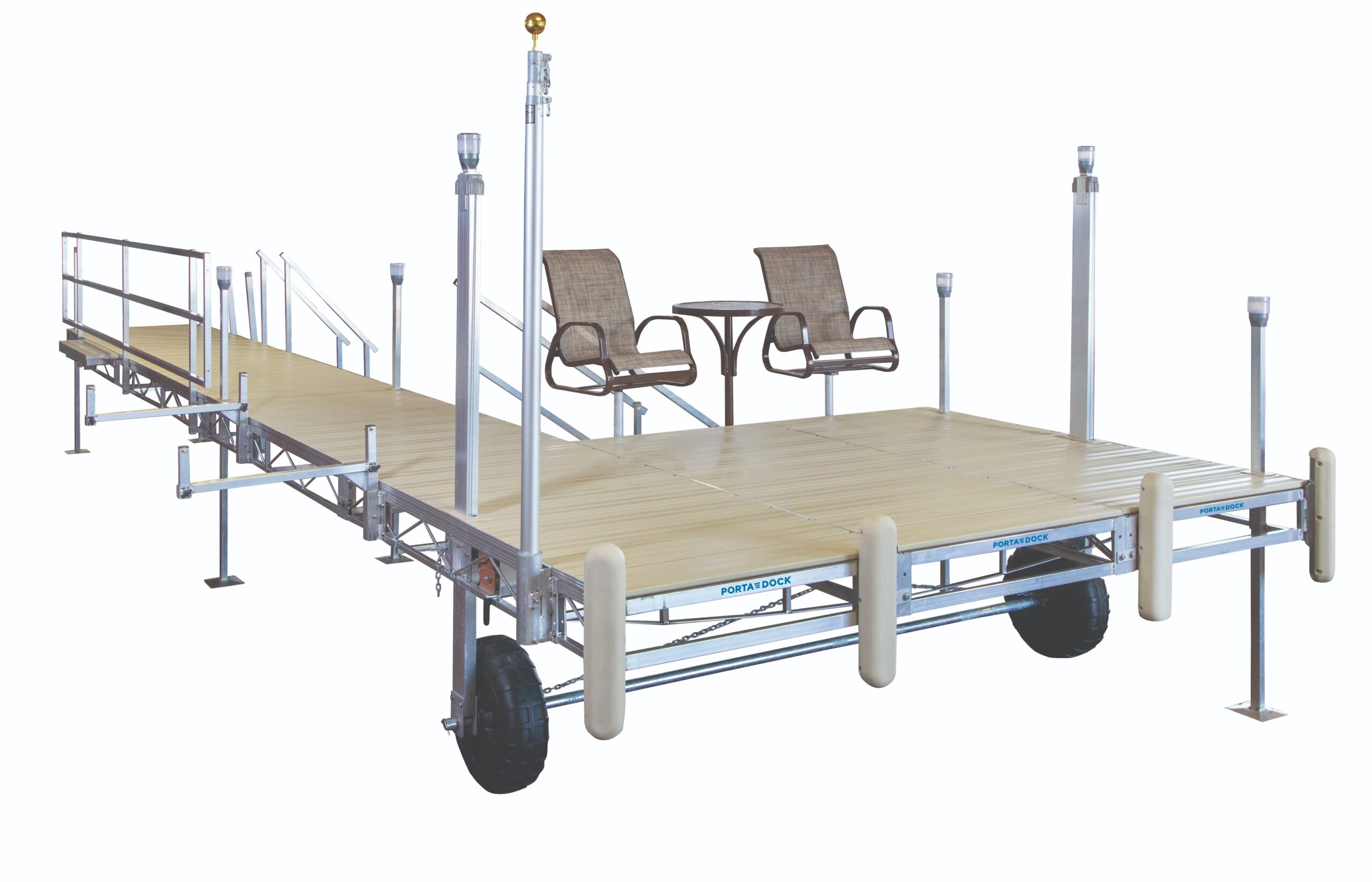 Porta-Dock Permanent Decking Roll-In Truss Dock